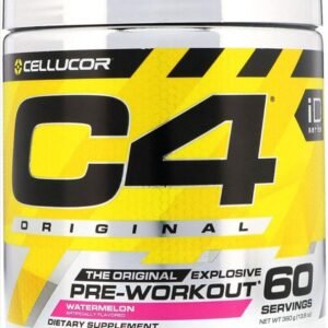 C4 Original Pre-Workout Fruit Punch Powder (60 Serving, Watermelon)Cellucor