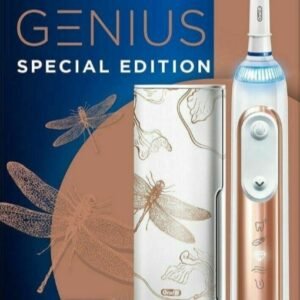 Genius 10000 Rose Gold Electric Toothbrush Powered by Braun-Oral-B