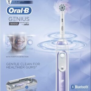 Genius 9000 Electric Toothbrush Powered by Braun, Orchid Purple -Oral-B