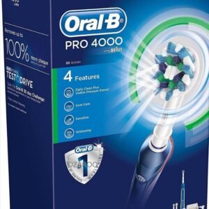 Pro 4000 Cross Action Electric Rechargeable Toothbrush, Powered by BraunOral-B