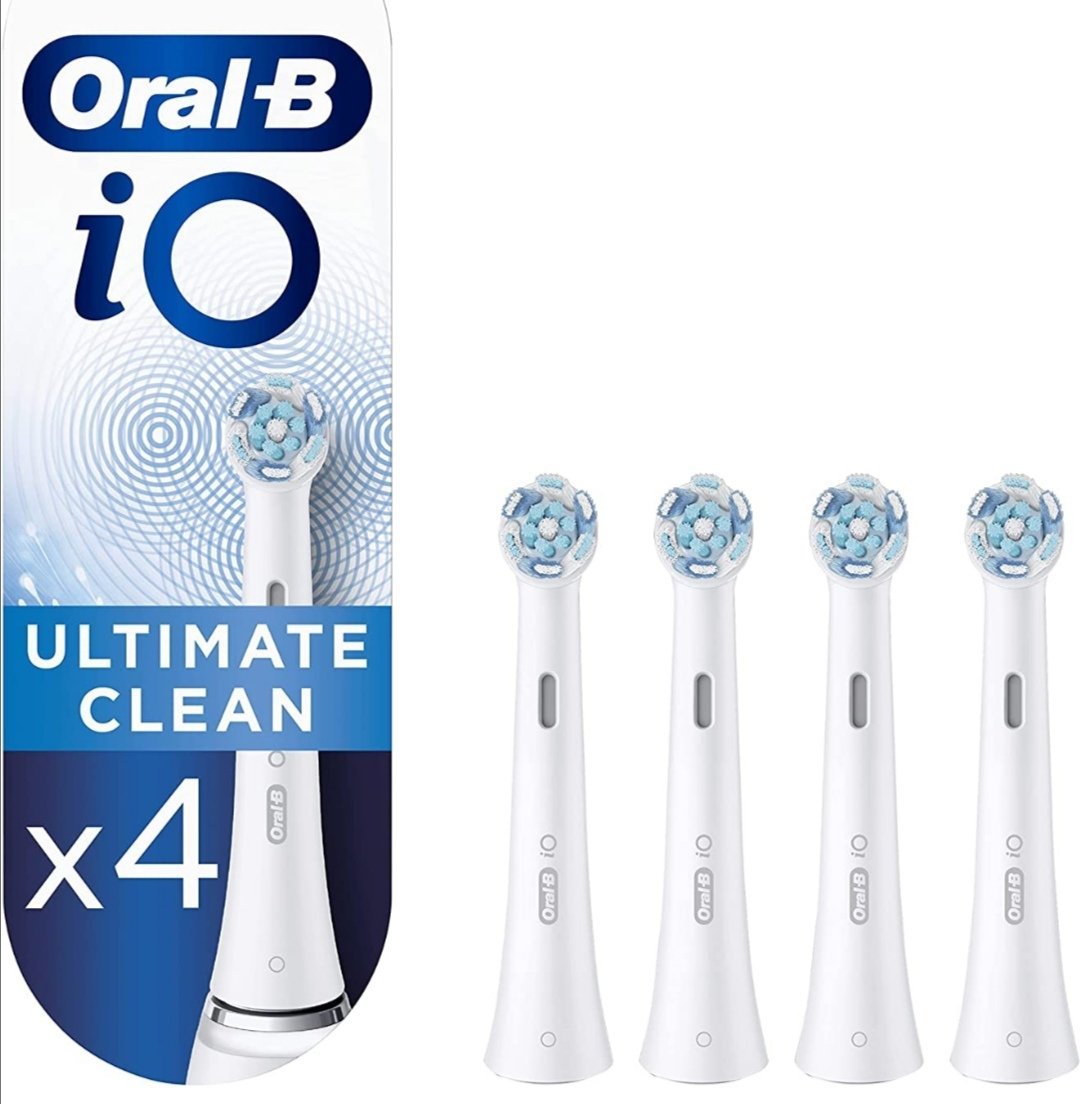 iO Ultimate Clean Toothbrush Heads, Pack of 4 Counts-Oral B-