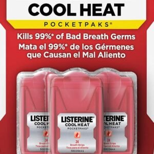 PocketPaks Breath Strips, Cinnamon, 3 24-Count DispensersListerine
