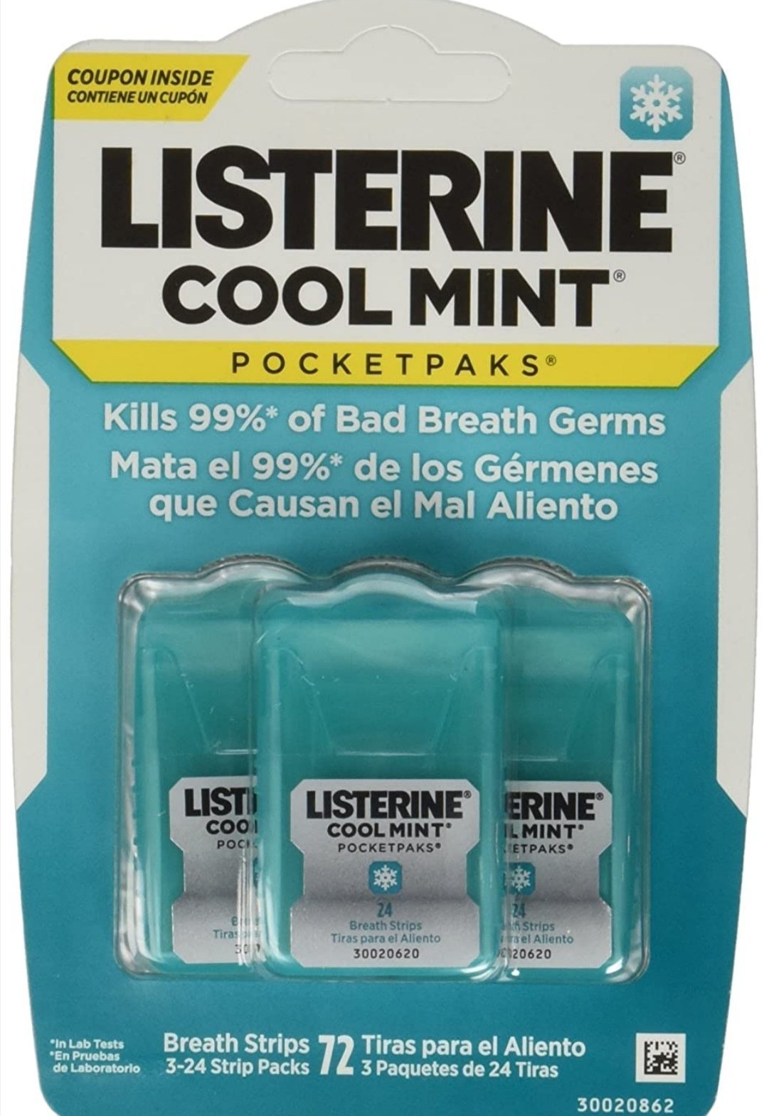 Listerine Pocket s 720 Breath Strps
