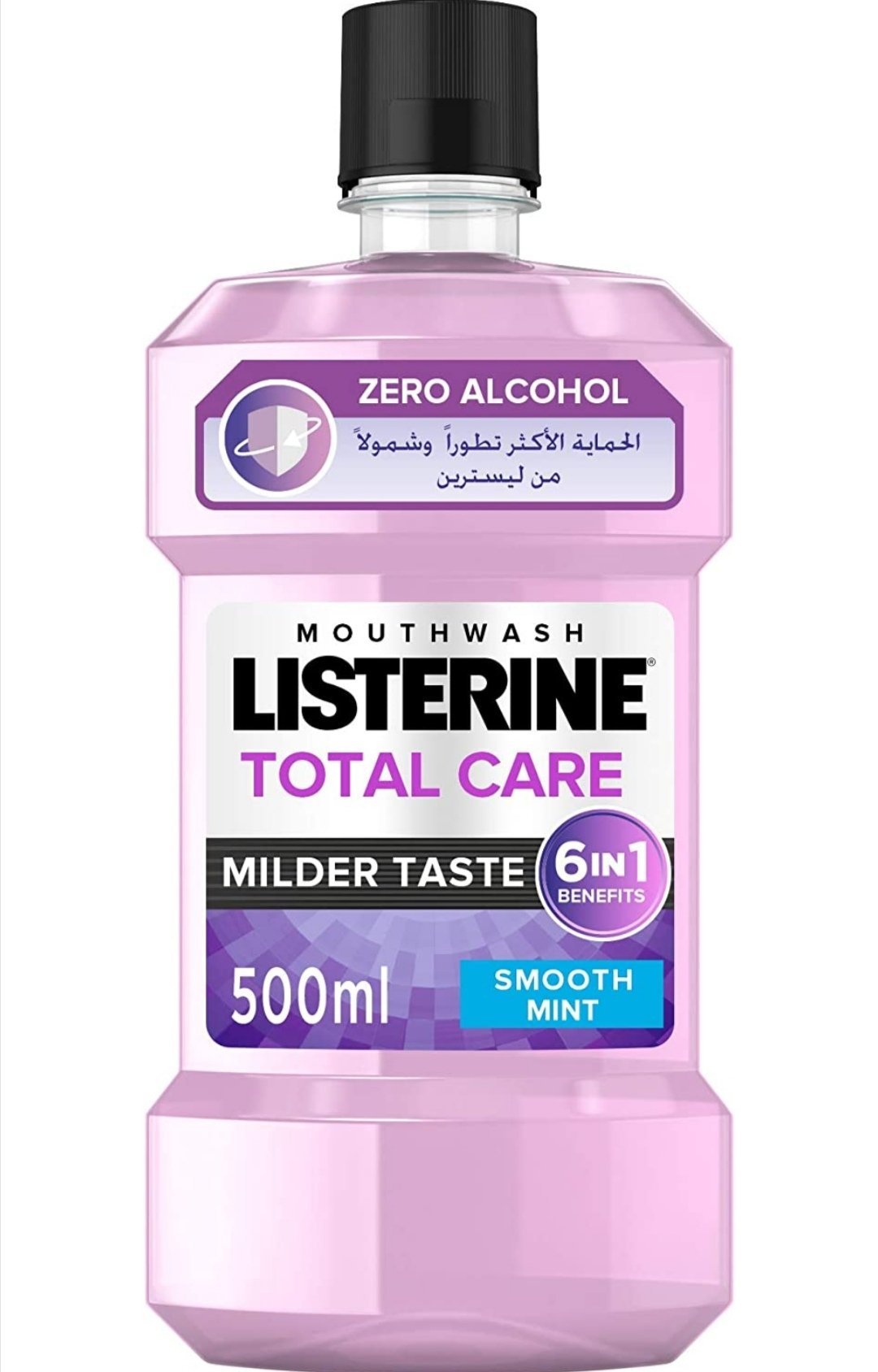 Mouthwash, Total Care, Milder Taste, 500mlLISTERINE