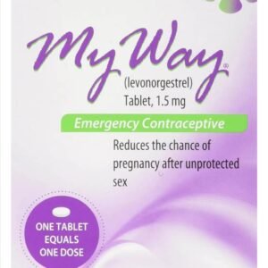my way Emergency Contraceptive 1 Tablet 1.5 mg موانع حمل للحالات الطارئة