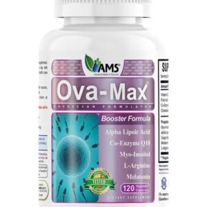 OVA – MAX 120 CAP-America Medic & Science OVA-Max Prenatal Vitamins for Women (120 Capsules) Boosts Fertility and Ovulation | Pregnancy Aid and Female Preconception Supplements with CoQ10, Folic Acid, and Myo-Inositol