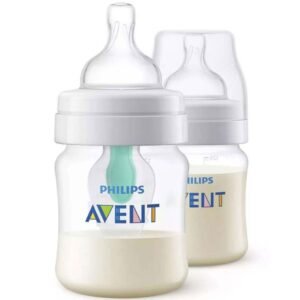 Anti-Colic AirFree Vent Newborn 4oz (0m+) 2pc-Philips Avent