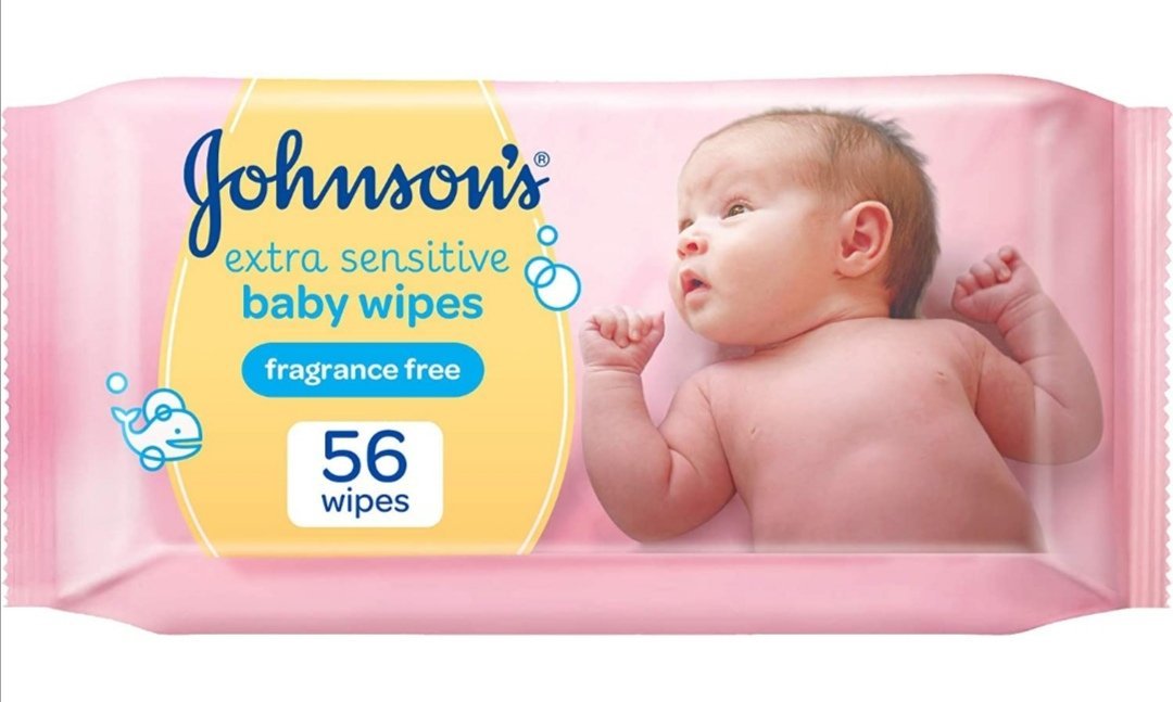 Extra Sensitive Baby Wipes (Pack of 56)Johnson's
