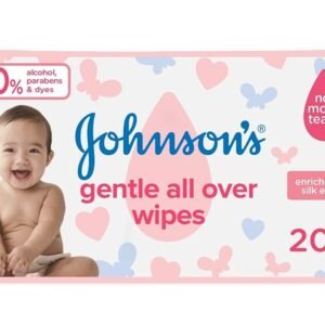 Johnson's Gentle All Over Baby Wipes - 20 Wipes