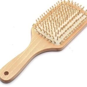 1Pc Wooden Hair Vent Paddle Brush Hair Keratin Care Spa Massage Antistatic Comb Styling Brushes Tools