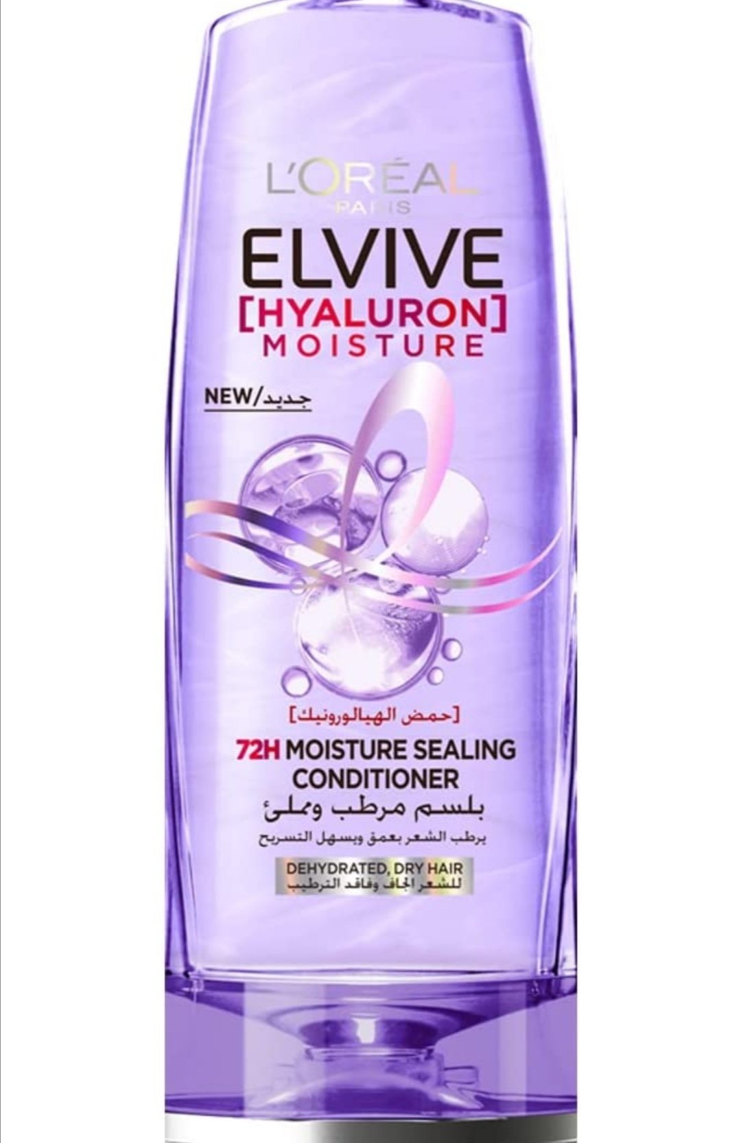 Elvive Hyaluron Moisture 72H Moisture Sealing Conditioner with Hyaluronic Acid - 400ml-L'Oreal Paris