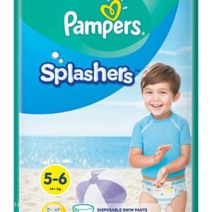 Pampers Splashers, Size 5-6, 14+ kg, Carry Pack, 10 Swim Diapers