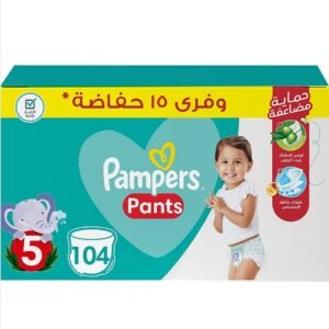 Pampers Pants Diapers, Size 5, 12-18 Kg, 104 Diapers, Promo Box