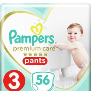 Premium Care, Size 3, Midi, 6-11Pampers1 kg, Jumbo Pack, 56 Diaper Pants