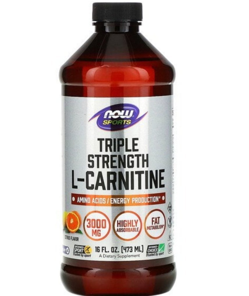 '-Carnitine Liquid 3000 mg 32 Servings-Now Foods L