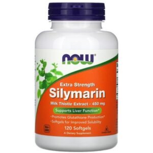 Silymarin, Extra Strength, 450 mg, 120 Softgels-now
