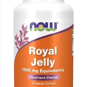 Royal Jelly 1500mg Caps. 60's Freeze Dried-NOW Foods