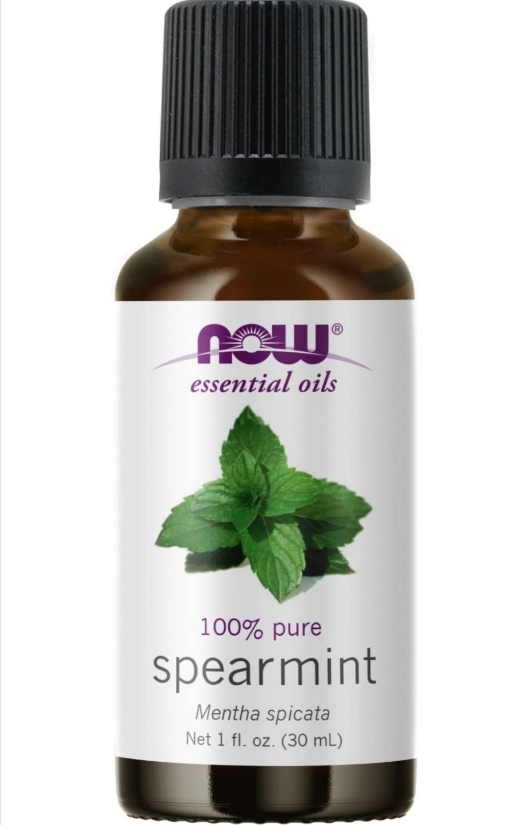 NOW Essential Oils, Spearmint Oil 100% Pure (30ml)