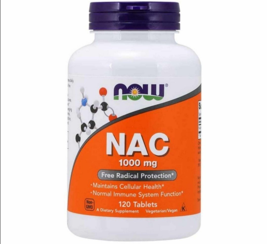 Now Foods NAC 1000 mg - 120 Tablets
