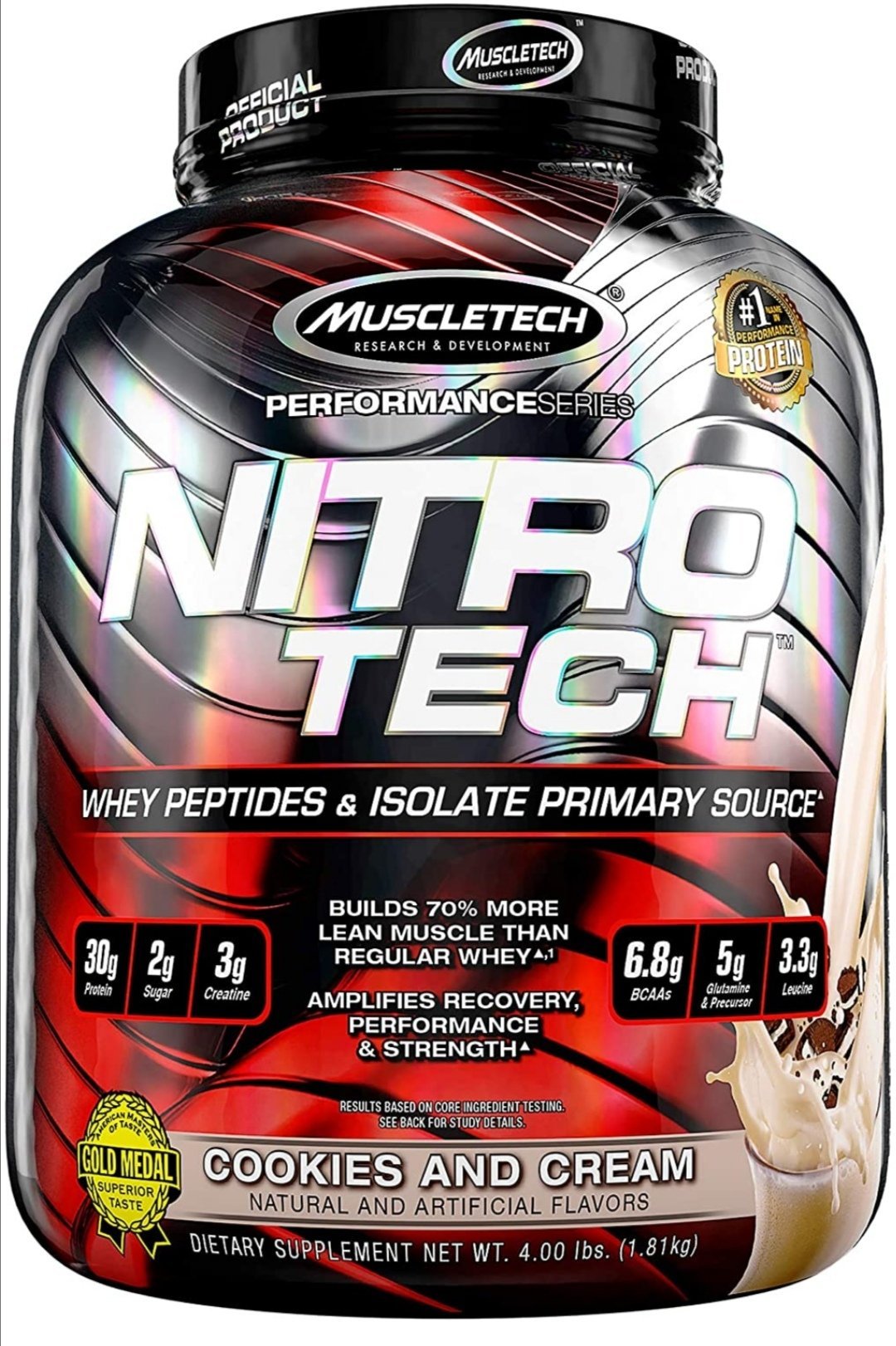 Nitro Tech, 4 Lbs-Muscletech