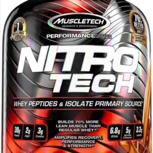Protein Powder, Milk Chocolate, 4lb-Nitrotech Muscletech