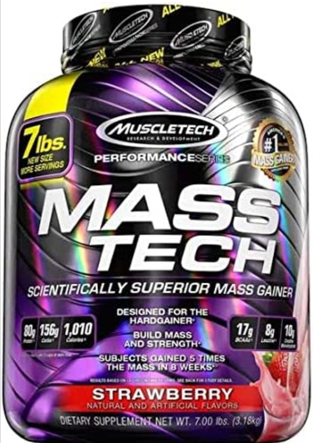 strawberry (3.18kg)-Mass tech muscletech