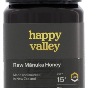 '- UMF 15+ (17.6oz, 500g) - Certified Raw New Zealand Mānuka - UMF 15+, MGO 514+Happy Valley Manuka Honey