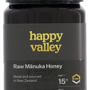 - UMF 15+ (17.6oz, 500g) - Certified Raw New Zealand Mānuka - UMF 15+, MGO 514+Happy Valley Manuka Honey