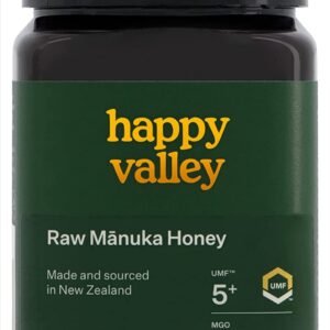 Raw Manuka Honey, New Zealand , UMF5+, MGO83+, 500 g (16.7oz)Happy Valley,