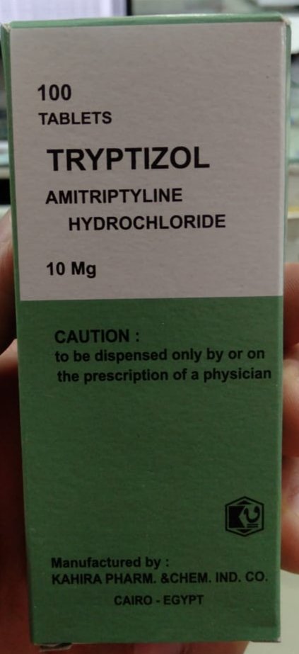 TRYPTIZOL 10 MG 100 TABS.
