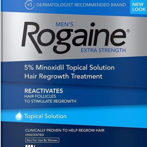 Men's Rogaine Extra Strength Hair Regrowth Treatment, Unscented 3 month supply