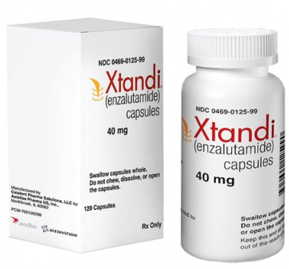 XTANDI 40 MG ( ENZALUTAMIDE ) 112 SOFT CAPSULES