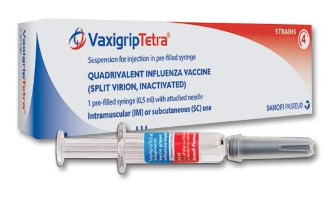 Vaxigrip tetra 1 prefilled syring
