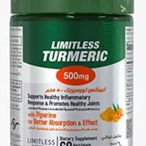 LIMITLESS TURMERIC 500 MG 60 CAP