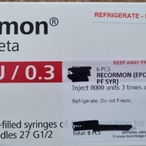 Recormon 4000iu 6 syring