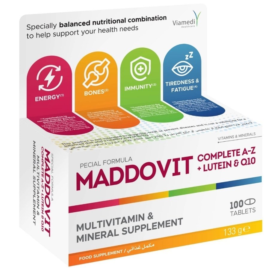 Maddovit multivitanin and mineral 100 tab