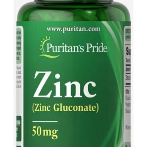 Puritan's Pride Zinc 50 mg-100 Caplets