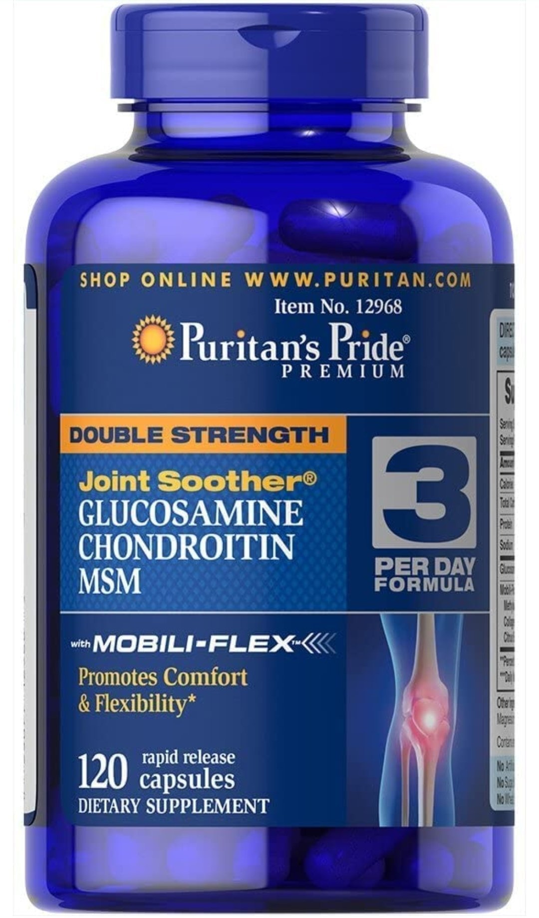 Glucosamine 120 Tablets puritinpride