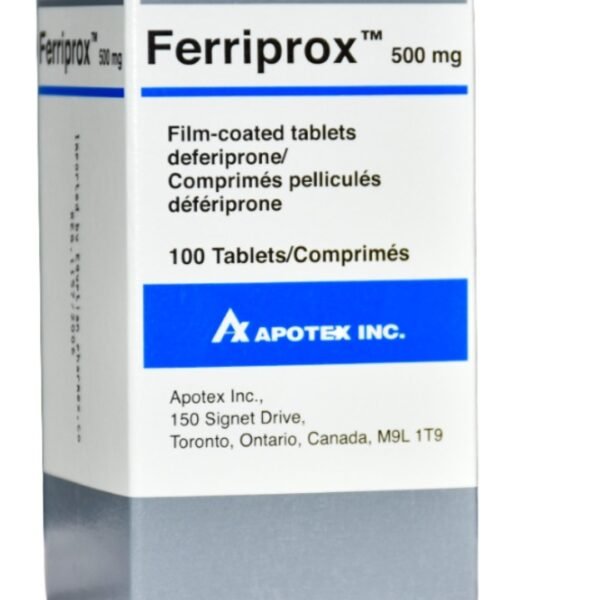 Ferriprox , Deferiprone 500mg 100 tab