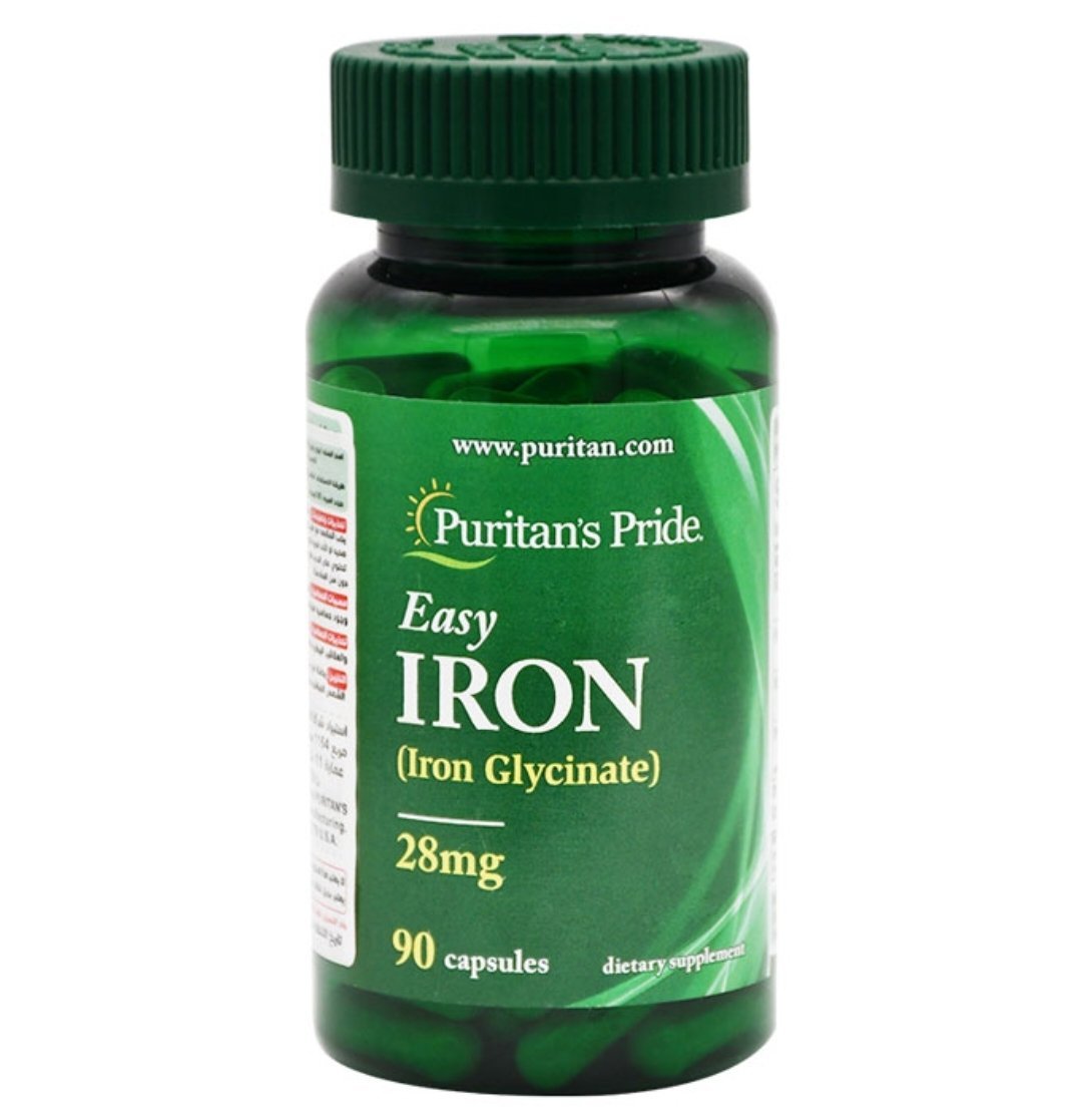 Easy iron 28 mg 90 cap puritan"s pride