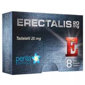 ERECTALIS 20 MG 8 TAB,Erectalis 20mg 8 Scored Film Coated Tablets