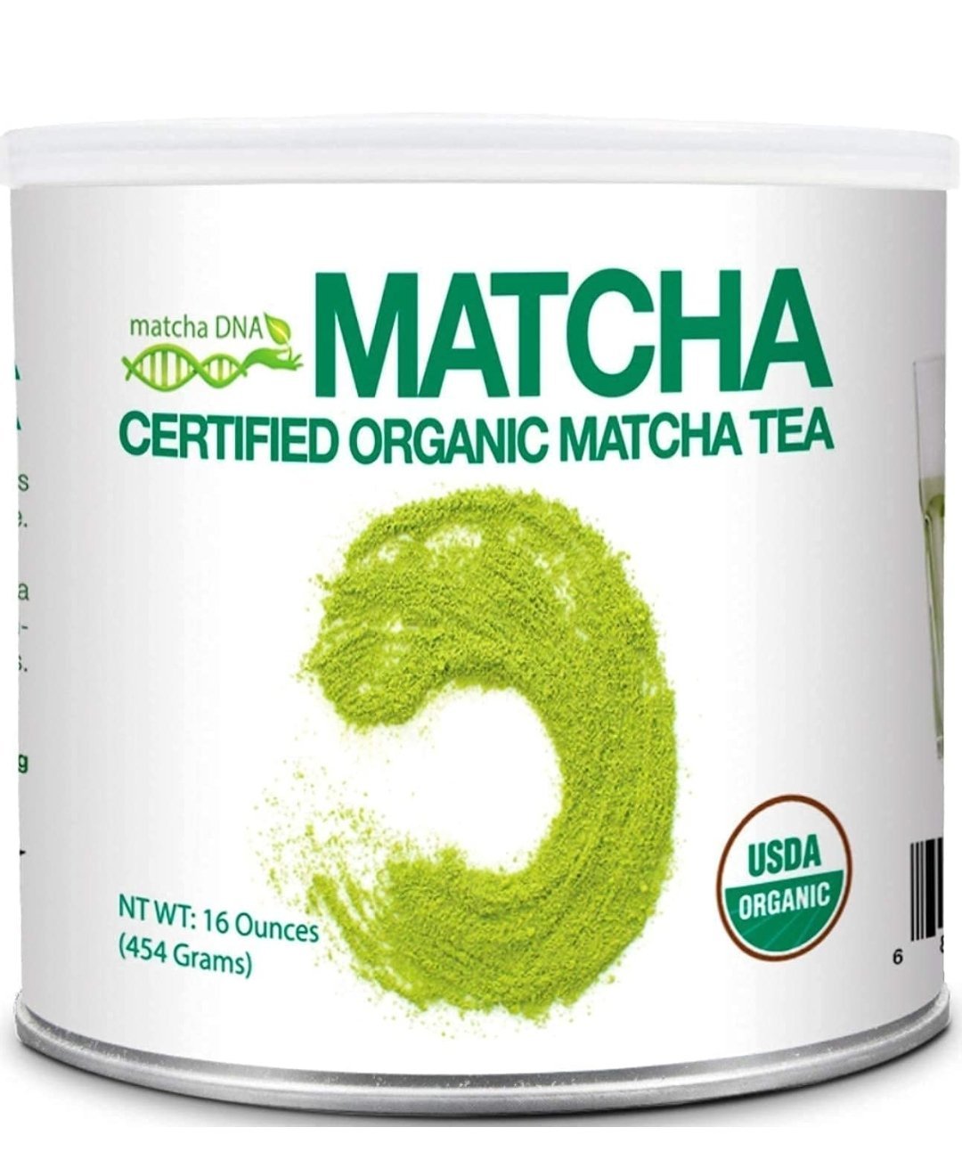 MatchaDNA Organic Matcha Green Tea Powder 454 g