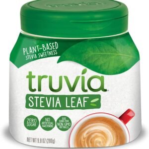 Truvia Original Calorie-Free Sweetener from the Stevia Leaf Spoonable 9.8 oz Jar (280g).