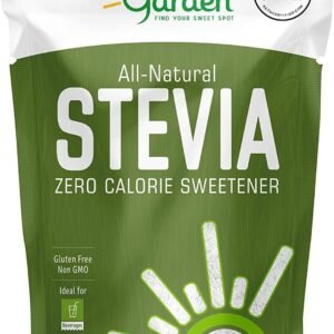 Health Garden Stevia Sweetener Powder - All Natural - Kosher - Gluten and Sugar Free - Keto Friendly 12 oz (341g)