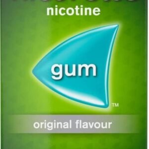 Nicorette Fast Craving Relief Nicotine Gum (2mg, Original Flavour, 105 Pieces)