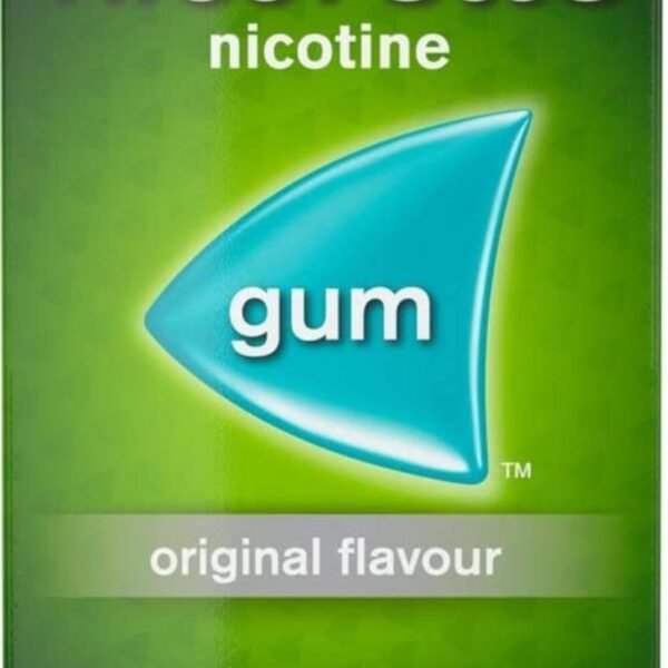 Nicorette Fast Craving Relief Nicotine Gum (2mg, Original Flavour, 105 Pieces)