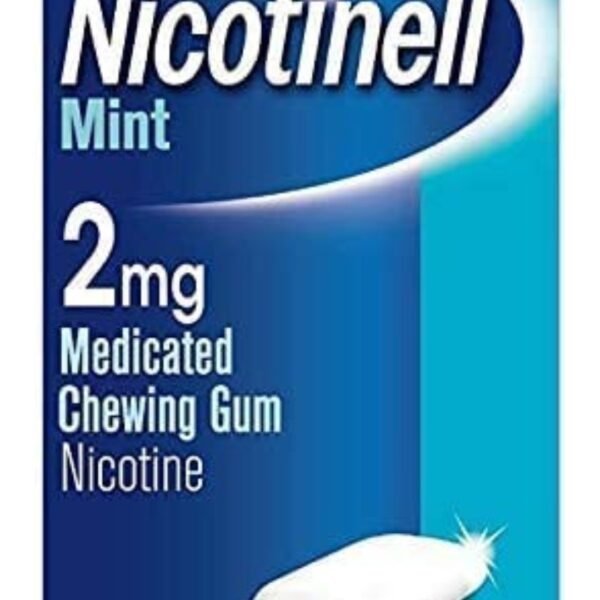 Nicotine Concentrate 2 Mug Mint Flavor 96 Pieces Nicotinell Mint 2mg Gum 96