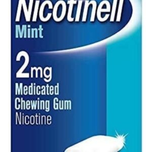 Nicotine Concentrate 2 Mug Mint Flavor 96 Pieces Nicotinell Mint 2mg Gum 96