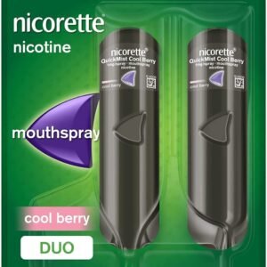 Quickmist Mouth Spray, Nicorette Quickmist Mouthspray, Nicotine Mouthspray, 2 Units x 150 Sprays