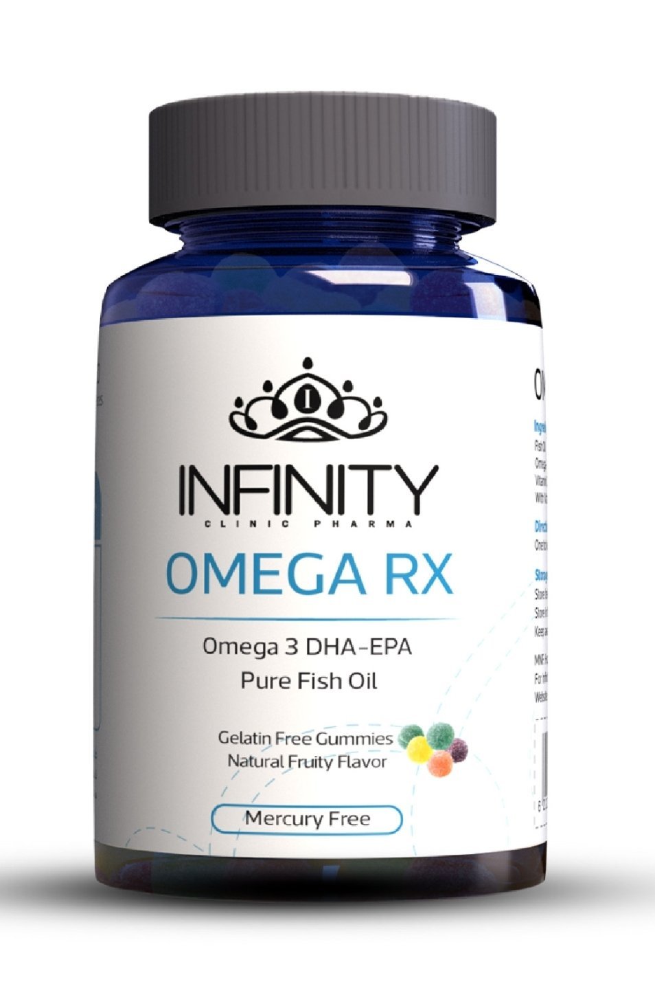 Omega Rx - Omega 3, Vitamin D & Vitamin C 60 Gummies